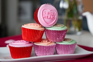 Six Red Velvet Valentine’s Cupcake by Piglets Pantry picture