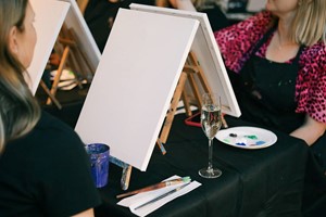 Sip and Paint for Three at Alfi Restaurant picture