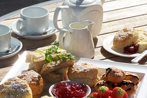 Champagne Afternoon Tea for Two at Bournemouth West Cliff Hotel picture