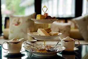 Afternoon Tea with Fizz for Two at Three Horseshoes Country Inn and Spa Image 1