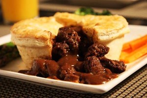 Three Course Meal with a Bottle of Wine for Two at The Roundabout Hotel picture