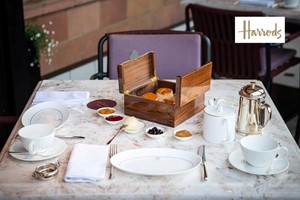 Cream Tea for Two at The Georgian, Harrods picture