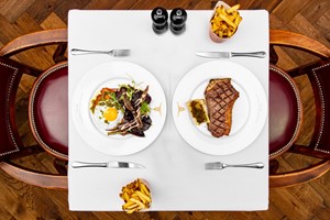 Three Courses with a Cocktail and a Side for Two at Marco Pierre White London Steakhouse Co