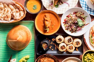 Three Course Meal with Wine for Two at Tiffin Truck picture