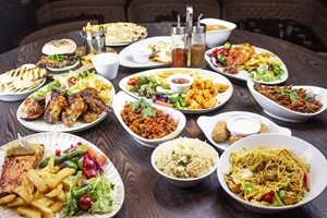 Three Course Meal with a Side and Mocktail for Two at Badshah Palace picture