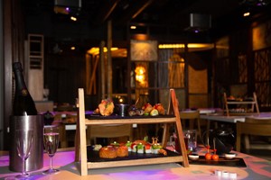 Vegetarian Sushi and Asian Tapas Afternoon Tea with Bottomless Bubbles for Two at Inamo Image 5