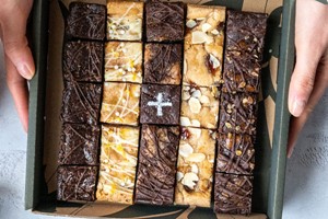 Brownie and Blondie Gift Set Delivery with Positive Bakes Image 5