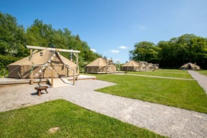 One Night Bell Tent Glamping for Up to Six at Stanley Villa Farm Camping picture