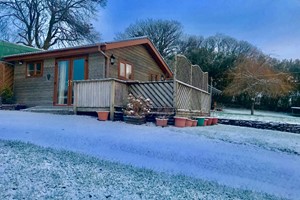 One Night Romantic Break for Two at Swansea Log Cabin picture