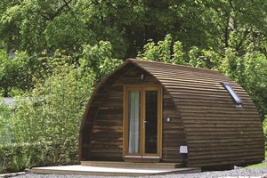 Buy Deluxe Overnight Glamping Pod Break with Steamers Cruise for Two at Waterfoot Park