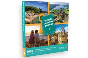 Buyagift Cofanetto Regalo Two Night Charming Getaway – Soggiorno Di 2 Notti In Oltre 250 Strutture In UK E Europa
