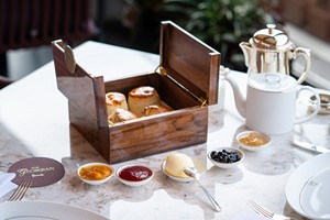 Cream Tea with Champagne for Two at The Georgian, Harrods picture