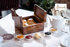 Cream Tea with Champagne for Two at The Georgian, Harrods picture