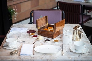 Cream Tea for Two at The Georgian, Harrods picture