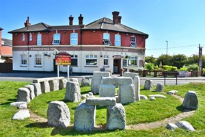 Two Night Shepherd's Hut Stay for Two at The Stonehenge Inn Image 2