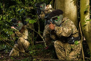 Forest Paintballing for Four with 200 Paintballs Each and Lunch at GO Paintball London Image 3