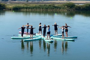 Stand Up Paddleboard Yoga for Two Image 2