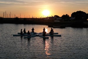 Stand Up Paddleboard Yoga for Two Image 4