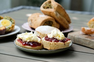 Vegetarian Afternoon Tea for One at Home with Piglet's Pantry Image 2