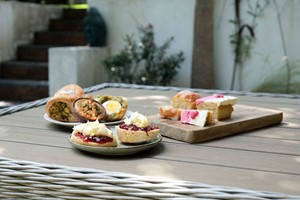 Vegetarian Afternoon Tea for One at Home with Piglet's Pantry Image 1