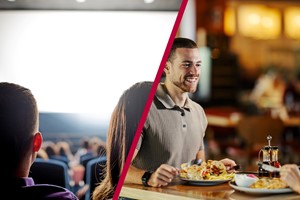 Cinema Tickets with Dinner for Two Gift Voucher picture