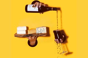 The Stevie: Seasonal Cheese and Wine Delivery Box from cheesegeek picture