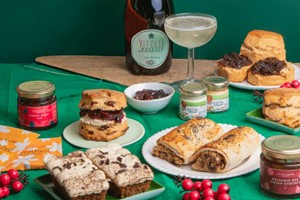 Christmas Winter Afternoon Tea with Prosecco at Home by Cutter & Squidge picture