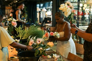 Sip and Bouquet Workshop for Two at Alfi Restaurant picture