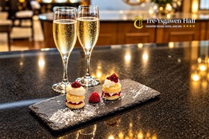 Sunday Feast for Two at Tre Ysgawen Hall picture