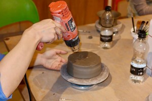 Pottery Hand Building Taster Class for One at Bonbon Pottery Royal Wharf Studio picture