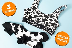 Women's Bralettes Three Month Subscription with OddBalls Apparel picture