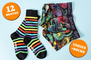 Boy's Boxers 12 Month Subscription with OddBalls Apparel picture