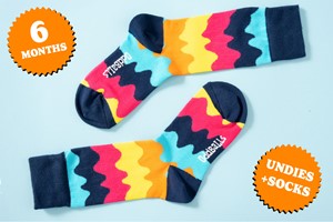 Unisex Socks Six Month Subscription with OddBalls Apparel picture