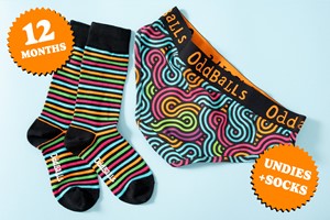 Women's Briefs 12 Month Subscription with OddBalls Apparel picture