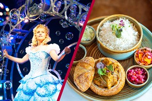 Theatre Tickets to Wicked The Musical and a Two Course Pre-Theatre Meal at B Bar for Two Image 1