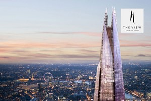 The View from The Shard with Champagne for One Image 1