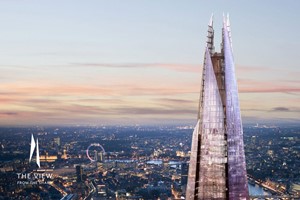 The View from The Shard with Champagne for One Image 1