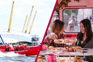 High Speed River Thames Ride and Afternoon Tea London Bus Tour for Two Image 1