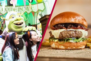 Dreamworks Tours Shrek’s Adventure London Entry For Two With Dining At Honest Burgers