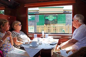 Steam Train with Champagne Afternoon Tea at Swanage Railway for Two picture