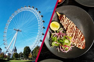 The Lastminute.com London Eye Tickets with Three Course Meal and Prosecco for Two at Gaucho Image 1