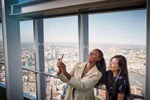 The View from The Shard and Three Course Lunch with a Cocktail for Two at Hutong Image 5