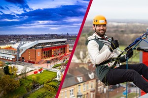 The Anfield Abseil with Liverpool FC Anfield Stadium Tour and Museum Entry for Two Adults Image 1