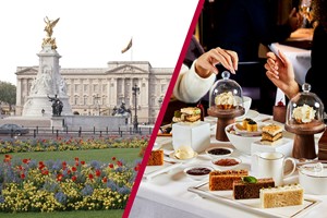 Buckingham Palace State Rooms and Champagne Afternoon Tea for Two at The Georgian, Harrods Image 1