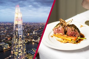The View from The Shard with Six Course Meal for Two at Marco Pierre White London Steakhouse Co. picture