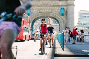 Secrets of London Bike Tour: Thames, Tower Bridge and Market for Two Adults with Unlimited Biking picture