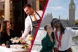 River Thames Sightseeing Cruise and Six Course Gourmet Dining at MPW London Steakhouse Co. for Two picture