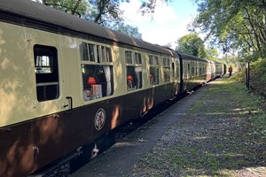 Steam Train Trip with Cream Tea on the East Somerset Railway for Two Image 2
