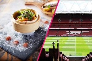 Arsenal Emirates Stadium Tour with Three Course Meal and Cocktails for Two at Shaka Zulu