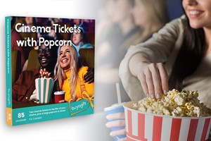 Cinema Tickets with Popcorn Experience Box Image 1